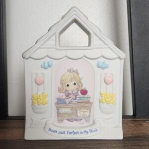 Enesco Precious Moments You're Just Perfect Teacher Gift Plaque Figurine